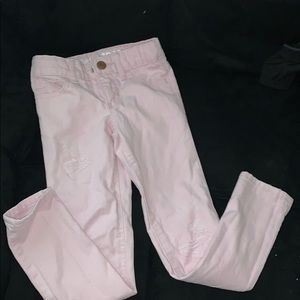 Pink gap kids jeans